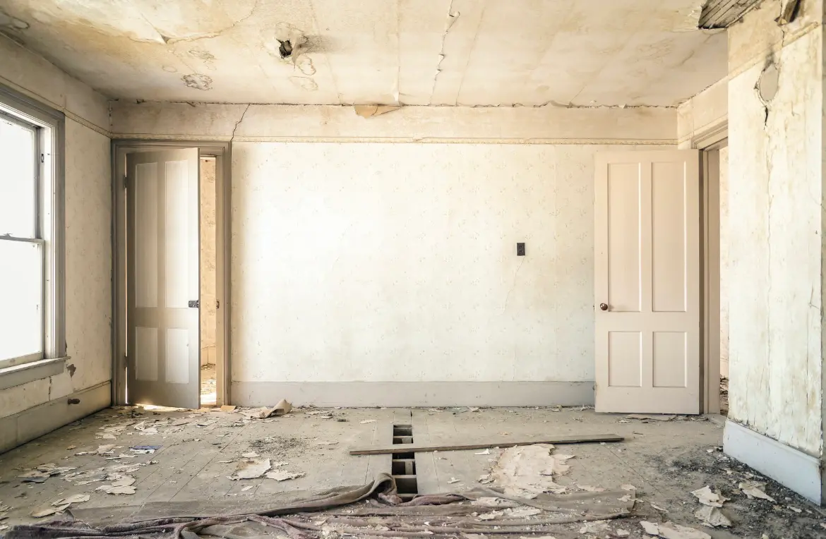 Waste disposal crew managing a cleanout project in Green Valley